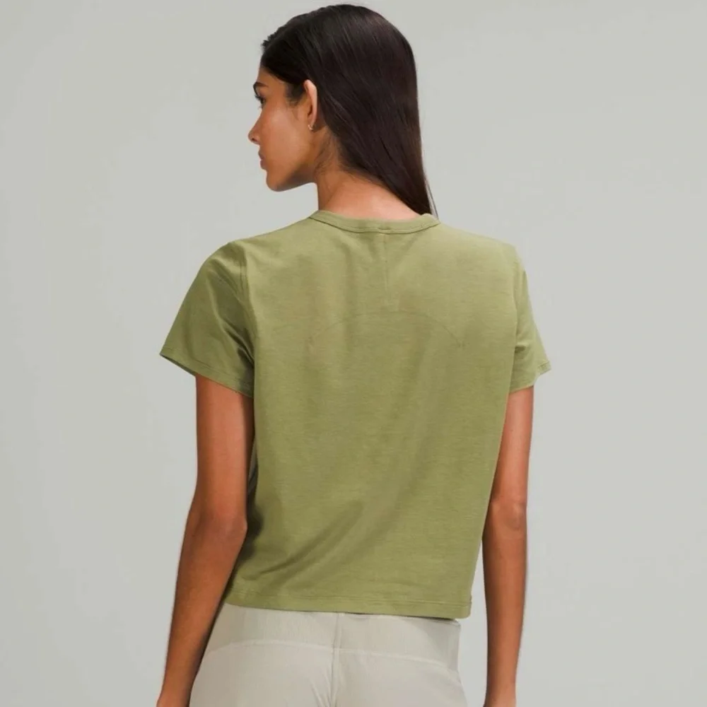 Lululemon Classic-Fit Cotton-Blend T-Shirt in Bronze Green